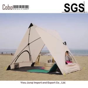 3 Person Triangle Hub Screen Tent, Quick Opening Tent, Garden House, Beach Tarp