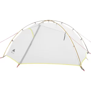 3F UL GEAR Green and white 4 Season Camping Tent 15D Nylon Double Layer Waterproof Tent for 2 Persons