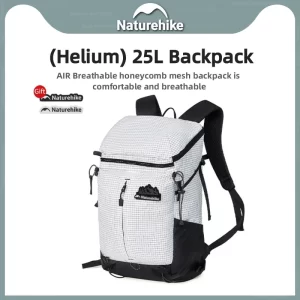 Naturehike Helium 25L Backpack Waterproof Professions Mountaineering Backpack Outdoor Travel Comfortable Breathable Backpack