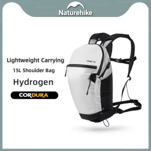 Naturehike Hydrogen 15L Lightweight Shoulder Bag Outdoor Comfortable Breathable Waterproof Rucksack Hiking Mountaineering Bag
