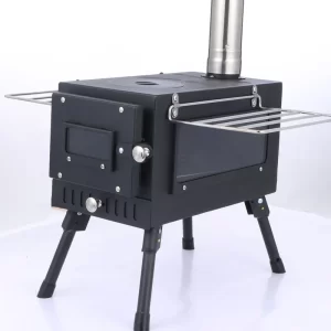 New Tent Card Type Heating Stove Outdoor Camping Foldable Portable Thickened Firewood Stove