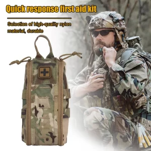 Nylon Tactical Bag First Aid Kits Medical Molle Pouch Mini Waist Bag Outdoor Camping Emergency Survival Tool Military EDC Pouch
