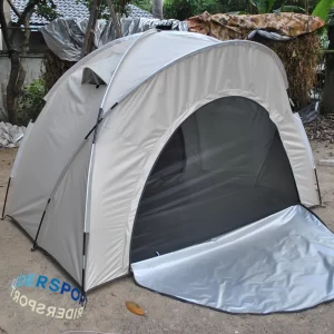 Outdoor Camping Double Tent PU4000 210D Wear-resistant Silver-coated Oxford Fabric Easy Storage Rain and Sun Protection
