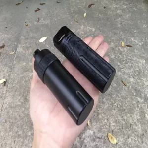 Outdoor Super Strong CNC Waterproof Emergency First Aid Survival Pill Bottle Camping