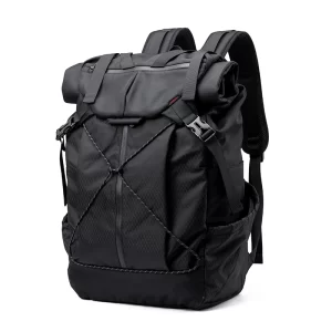 Premium Men's Backpack Oxford 15.6inch Laptop Multifunction Durable Unique Large Capacity Buckle Outdoor Travel Work Sports Bag